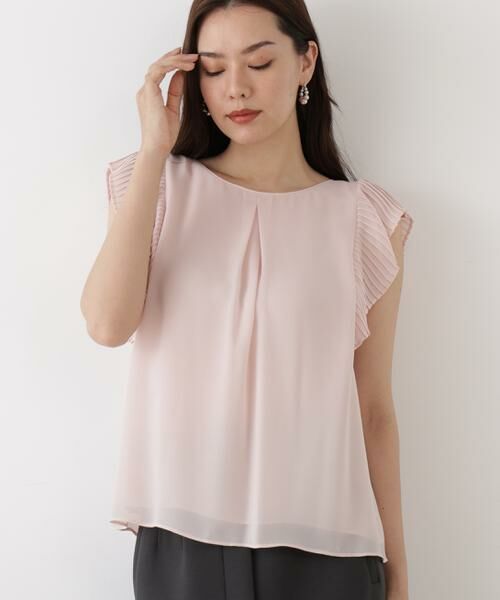 PINKY & DIANNE / ピンキーアンドダイアン シャツ・ブラウス | プリーツスリーブタックブラウス | 詳細5