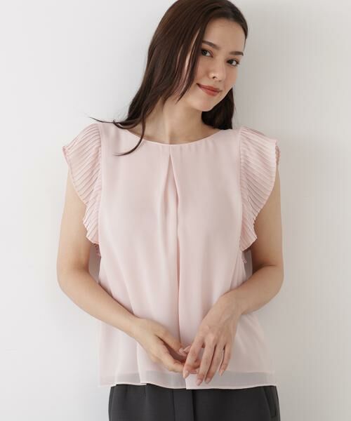 PINKY & DIANNE / ピンキーアンドダイアン シャツ・ブラウス | プリーツスリーブタックブラウス | 詳細6