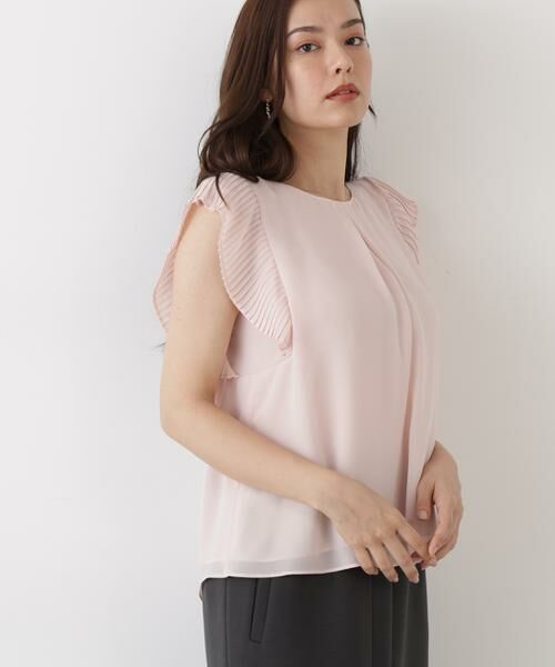 PINKY & DIANNE / ピンキーアンドダイアン シャツ・ブラウス | プリーツスリーブタックブラウス | 詳細7