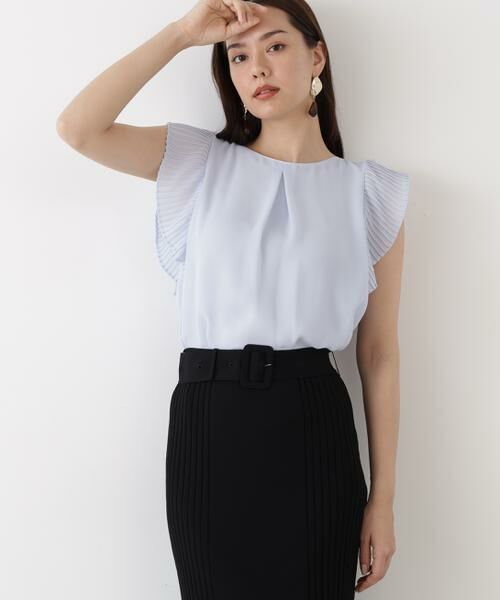 PINKY & DIANNE / ピンキーアンドダイアン シャツ・ブラウス | プリーツスリーブタックブラウス | 詳細15