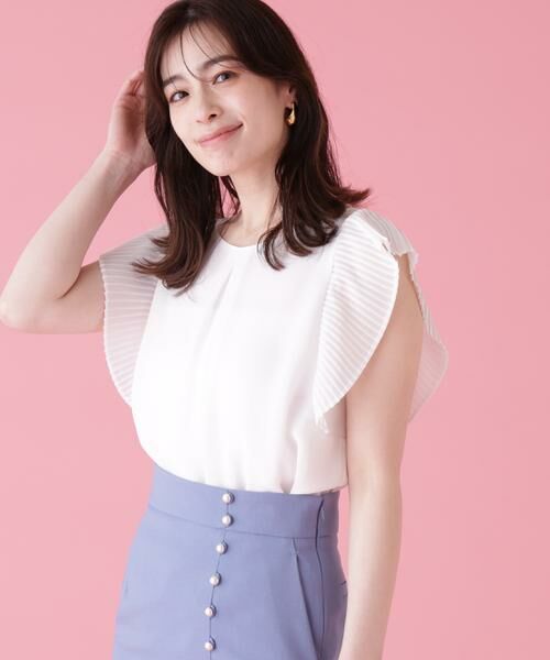 PINKY & DIANNE / ピンキーアンドダイアン シャツ・ブラウス | プリーツスリーブタックブラウス | 詳細21