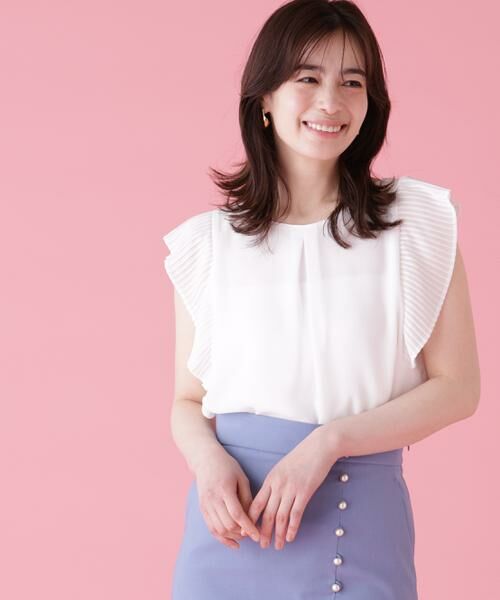 PINKY & DIANNE / ピンキーアンドダイアン シャツ・ブラウス | プリーツスリーブタックブラウス | 詳細22