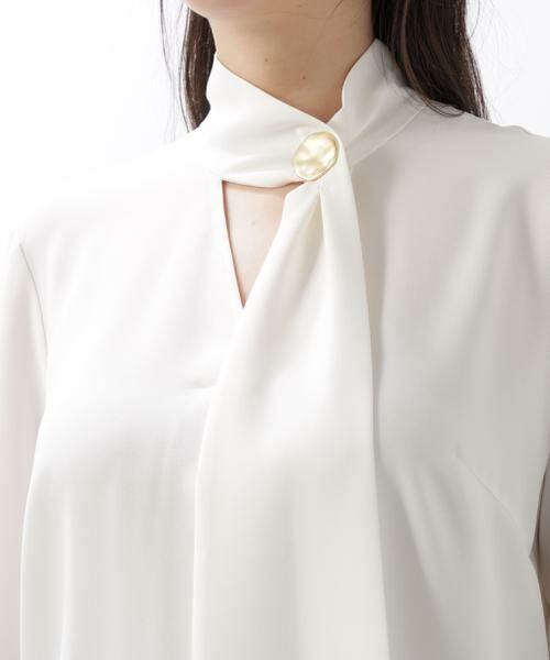 PINKY & DIANNE / ピンキーアンドダイアン シャツ・ブラウス | ◆メタル釦ボウタイブラウス | 詳細11
