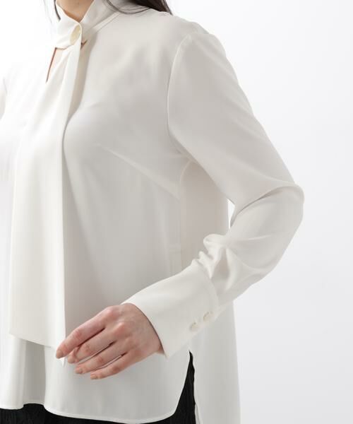 PINKY & DIANNE / ピンキーアンドダイアン シャツ・ブラウス | ◆メタル釦ボウタイブラウス | 詳細12