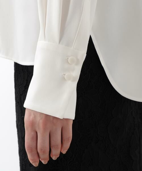 PINKY & DIANNE / ピンキーアンドダイアン シャツ・ブラウス | ◆メタル釦ボウタイブラウス | 詳細14