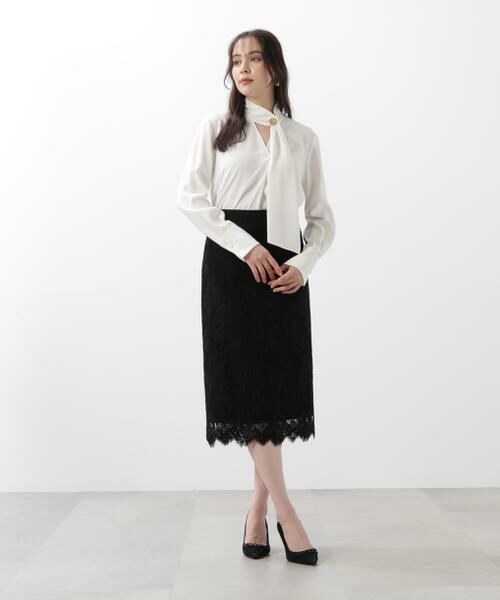 PINKY & DIANNE / ピンキーアンドダイアン シャツ・ブラウス | ◆メタル釦ボウタイブラウス | 詳細6