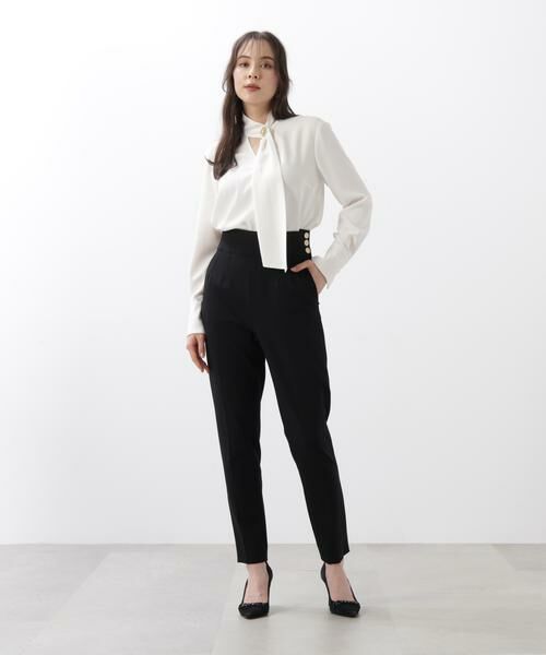 PINKY & DIANNE / ピンキーアンドダイアン シャツ・ブラウス | ◆メタル釦ボウタイブラウス | 詳細8