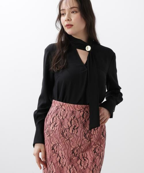 PINKY & DIANNE / ピンキーアンドダイアン シャツ・ブラウス | ◆メタル釦ボウタイブラウス | 詳細18