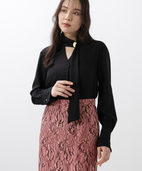 PINKY & DIANNE / ピンキーアンドダイアン シャツ・ブラウス | ◆メタル釦ボウタイブラウス | 詳細19