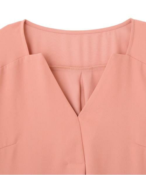 PINKY & DIANNE / ピンキーアンドダイアン シャツ・ブラウス | ◆ハーフスリーブＶネックブラウス | 詳細7