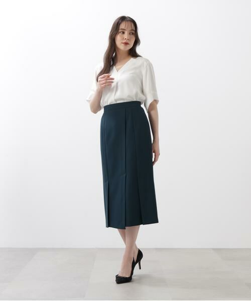 PINKY & DIANNE / ピンキーアンドダイアン シャツ・ブラウス | ◆ハーフスリーブＶネックブラウス | 詳細15