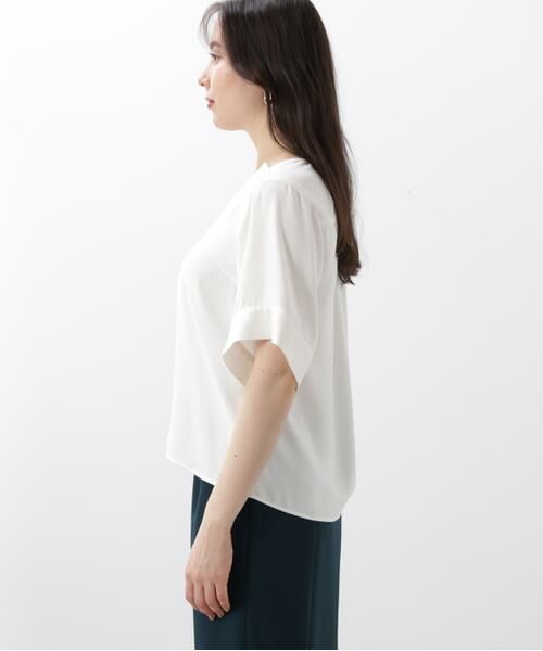 PINKY & DIANNE / ピンキーアンドダイアン シャツ・ブラウス | ◆ハーフスリーブＶネックブラウス | 詳細16