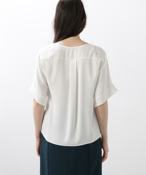 PINKY & DIANNE / ピンキーアンドダイアン シャツ・ブラウス | ◆ハーフスリーブＶネックブラウス | 詳細17