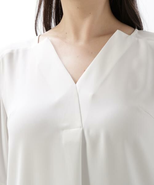 PINKY & DIANNE / ピンキーアンドダイアン シャツ・ブラウス | ◆ハーフスリーブＶネックブラウス | 詳細18