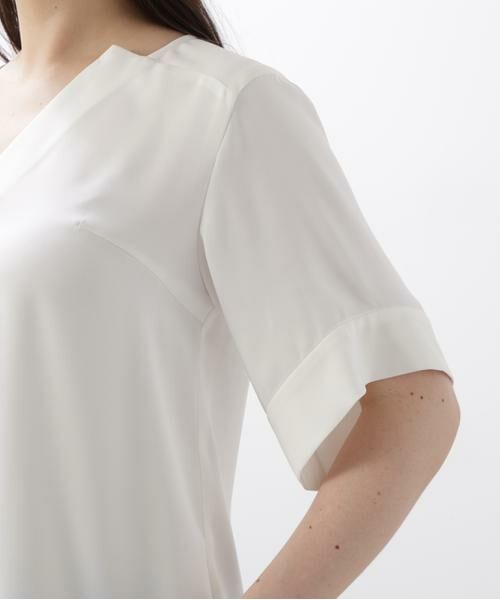 PINKY & DIANNE / ピンキーアンドダイアン シャツ・ブラウス | ◆ハーフスリーブＶネックブラウス | 詳細19