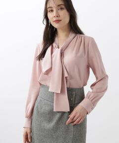 PINKY & DIANNE / ピンキーアンドダイアン シャツ・ブラウス | ［WEB/店舗限定カラー］ラッフルアクセントボウタイブラウス