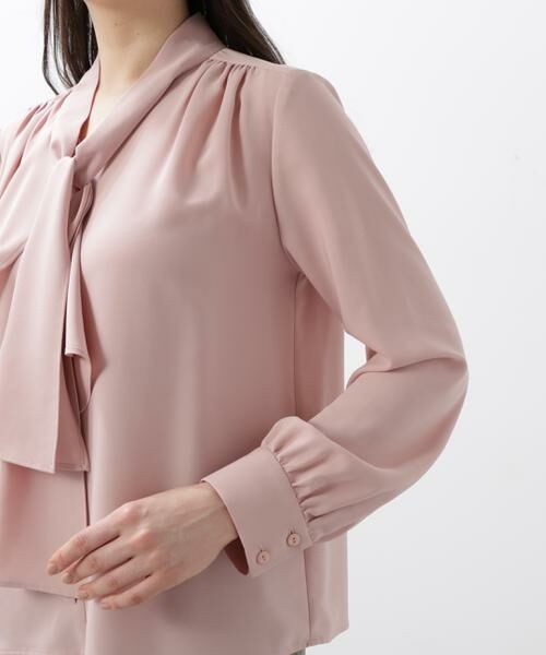 PINKY & DIANNE / ピンキーアンドダイアン シャツ・ブラウス | ［WEB/店舗限定カラー］ラッフルアクセントボウタイブラウス | 詳細10