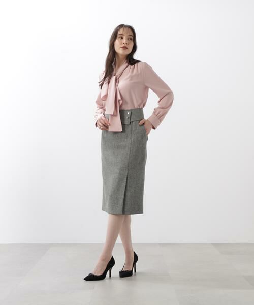 PINKY & DIANNE / ピンキーアンドダイアン シャツ・ブラウス | ［WEB/店舗限定カラー］ラッフルアクセントボウタイブラウス | 詳細5