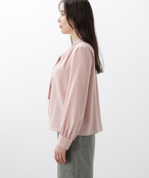 PINKY & DIANNE / ピンキーアンドダイアン シャツ・ブラウス | ［WEB/店舗限定カラー］ラッフルアクセントボウタイブラウス | 詳細7