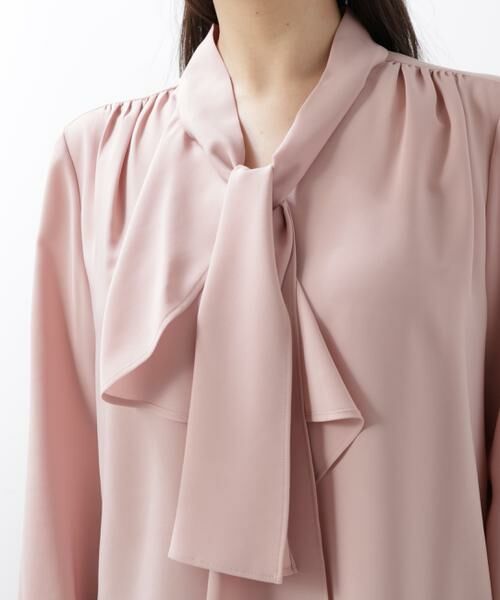 PINKY & DIANNE / ピンキーアンドダイアン シャツ・ブラウス | ［WEB/店舗限定カラー］ラッフルアクセントボウタイブラウス | 詳細9
