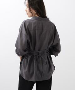 PINKY & DIANNE / ピンキーアンドダイアン シャツ・ブラウス | ◆バックレースアップシャツ