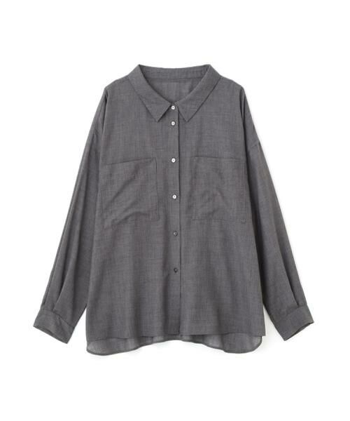 PINKY & DIANNE / ピンキーアンドダイアン シャツ・ブラウス | ◆バックレースアップシャツ | 詳細1