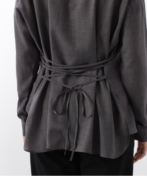 PINKY & DIANNE / ピンキーアンドダイアン シャツ・ブラウス | ◆バックレースアップシャツ | 詳細11