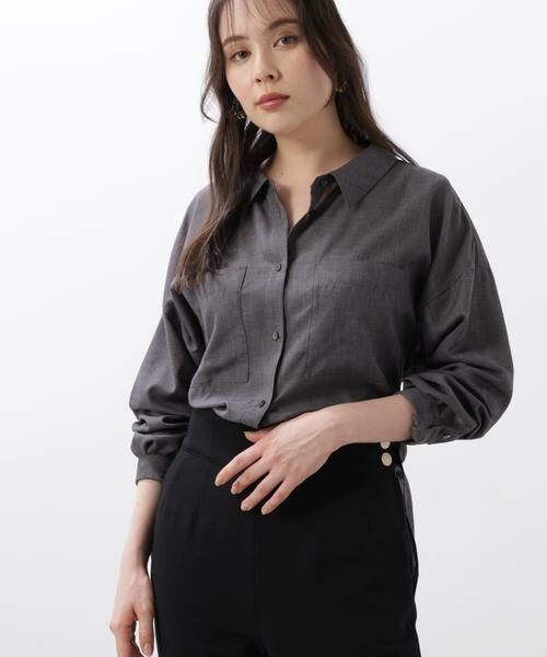 PINKY & DIANNE / ピンキーアンドダイアン シャツ・ブラウス | ◆バックレースアップシャツ | 詳細2