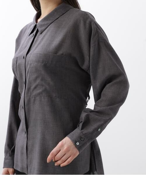 PINKY & DIANNE / ピンキーアンドダイアン シャツ・ブラウス | ◆バックレースアップシャツ | 詳細9