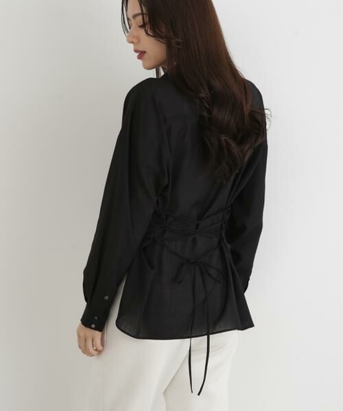 PINKY & DIANNE / ピンキーアンドダイアン シャツ・ブラウス | ◆バックレースアップシャツ | 詳細14