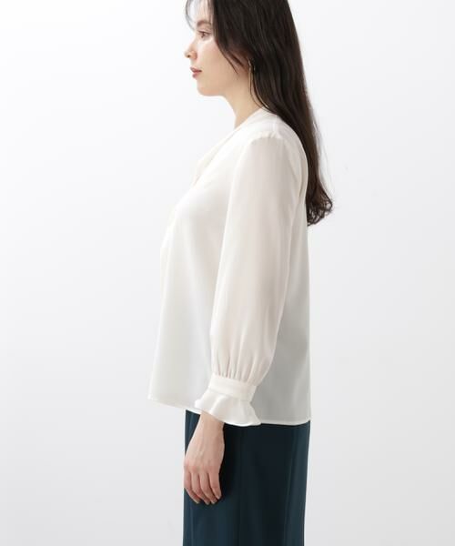 PINKY & DIANNE / ピンキーアンドダイアン シャツ・ブラウス | ◆バンドカラーラッフルブラウス | 詳細6