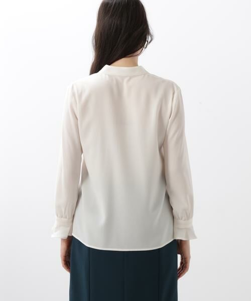 PINKY & DIANNE / ピンキーアンドダイアン シャツ・ブラウス | ◆バンドカラーラッフルブラウス | 詳細7