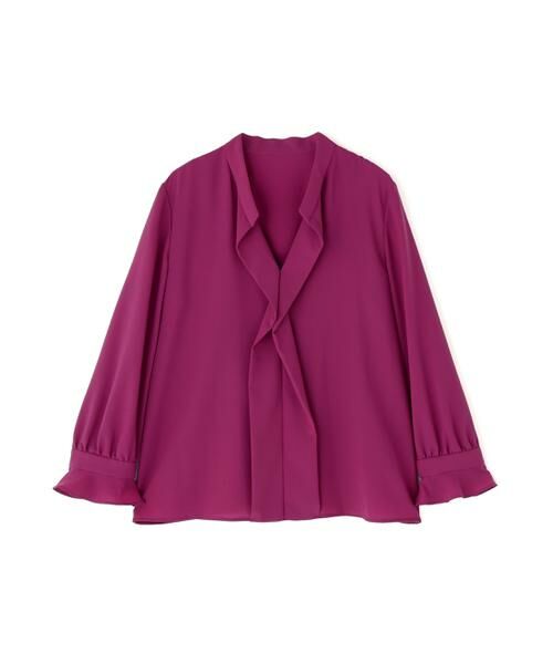 PINKY & DIANNE / ピンキーアンドダイアン シャツ・ブラウス | ◆バンドカラーラッフルブラウス | 詳細18