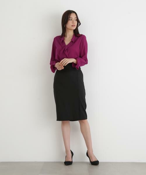 PINKY & DIANNE / ピンキーアンドダイアン シャツ・ブラウス | ◆バンドカラーラッフルブラウス | 詳細22