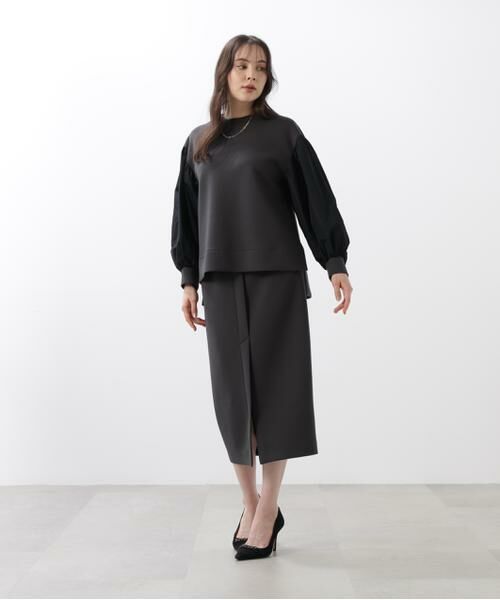 PINKY & DIANNE / ピンキーアンドダイアン シャツ・ブラウス | ◆タフタスリーブダンボールトップス | 詳細6