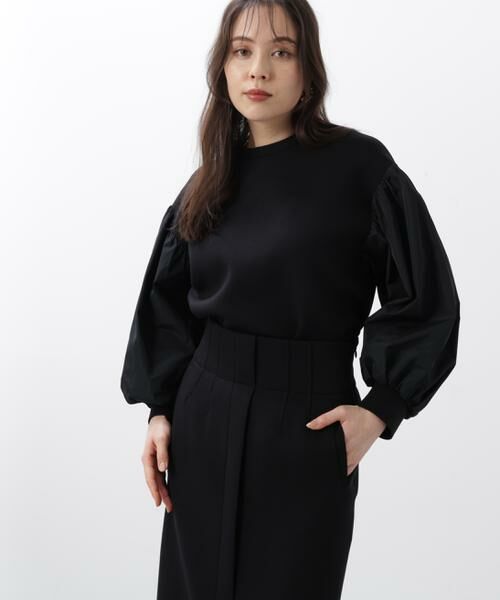 PINKY & DIANNE / ピンキーアンドダイアン シャツ・ブラウス | ◆タフタスリーブダンボールトップス | 詳細10