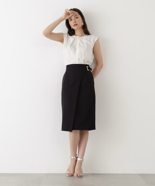 PINKY & DIANNE / ピンキーアンドダイアン スカート | サイドバックルラップ風スカート | 詳細15