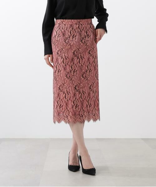 PINKY & DIANNE / ピンキーアンドダイアン スカート | ◆グラデーションフラワーレーススカート | 詳細2