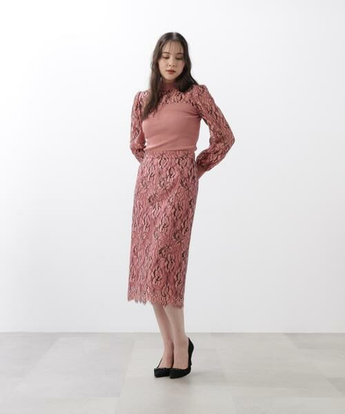 PINKY & DIANNE / ピンキーアンドダイアン スカート | ◆グラデーションフラワーレーススカート | 詳細6