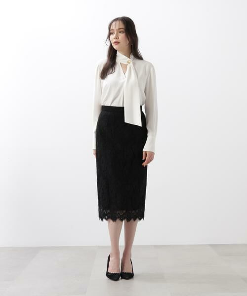 PINKY & DIANNE / ピンキーアンドダイアン スカート | ◆グラデーションフラワーレーススカート | 詳細14