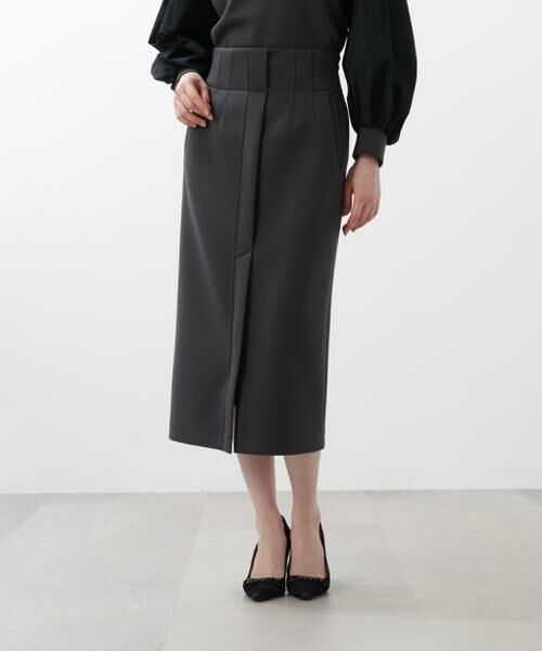 PINKY & DIANNE / ピンキーアンドダイアン スカート | ◆ハイウエストダンボールミディスカート | 詳細2