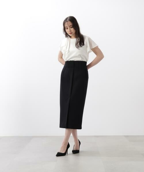 PINKY & DIANNE / ピンキーアンドダイアン スカート | ◆ハイウエストダンボールミディスカート | 詳細8