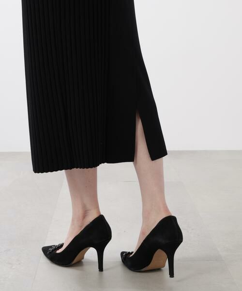 PINKY & DIANNE / ピンキーアンドダイアン スカート | ◆ベルト付き総針ニットタイトスカート | 詳細10