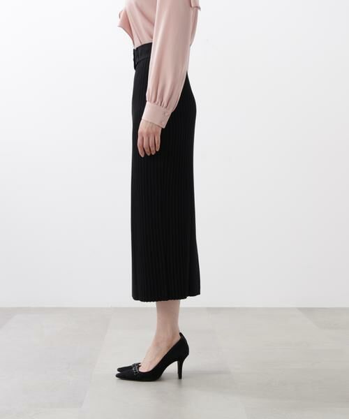 PINKY & DIANNE / ピンキーアンドダイアン スカート | ◆ベルト付き総針ニットタイトスカート | 詳細6