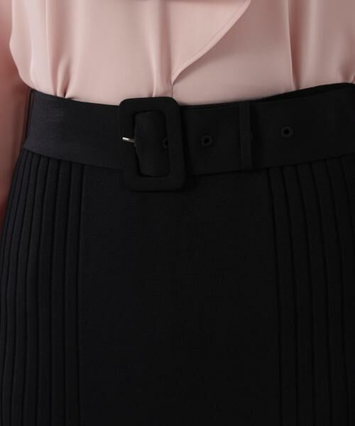 PINKY & DIANNE / ピンキーアンドダイアン スカート | ◆ベルト付き総針ニットタイトスカート | 詳細8