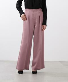 PINKY & DIANNE / ピンキーアンドダイアン パンツ | ◆サテンワイドパンツ