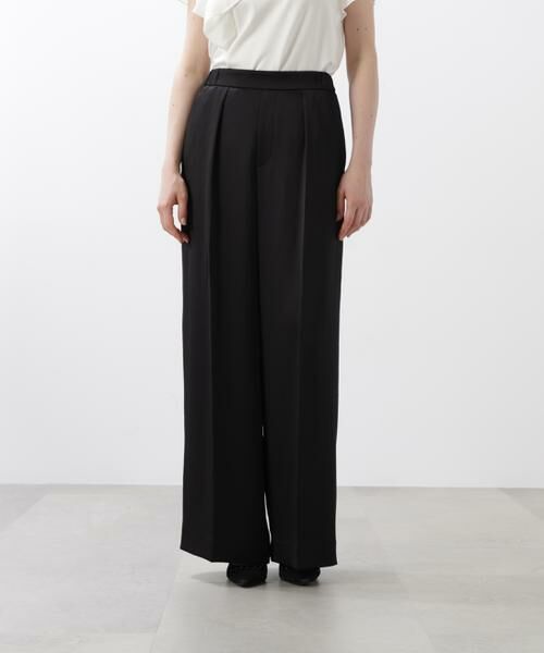 PINKY & DIANNE / ピンキーアンドダイアン パンツ | ◆サテンワイドパンツ | 詳細15