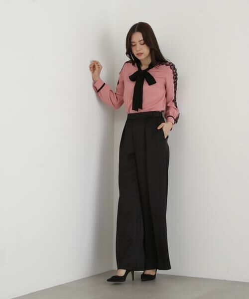 PINKY & DIANNE / ピンキーアンドダイアン パンツ | ◆サテンワイドパンツ | 詳細18