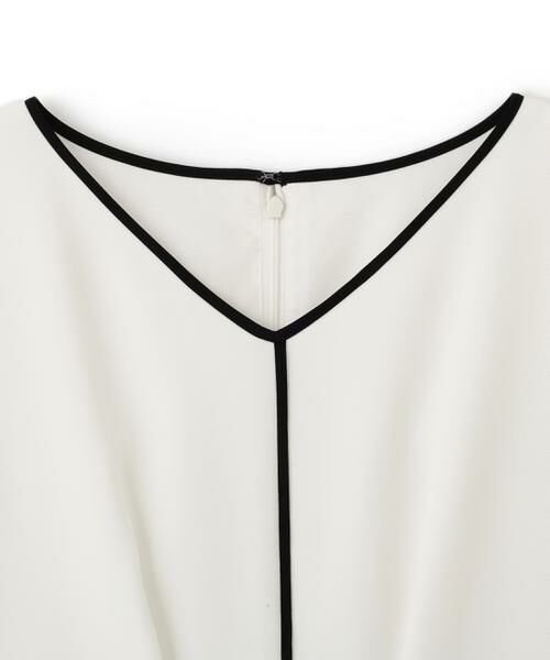 PINKY & DIANNE / ピンキーアンドダイアン ミニ丈・ひざ丈ワンピース | ◆バイカラーコンビワンピース | 詳細12