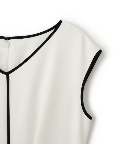 PINKY & DIANNE / ピンキーアンドダイアン ミニ丈・ひざ丈ワンピース | ◆バイカラーコンビワンピース | 詳細13